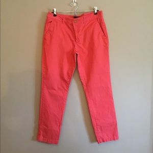 DONATED Banana Republic Girlfriend Pants, Size 8, Red orange